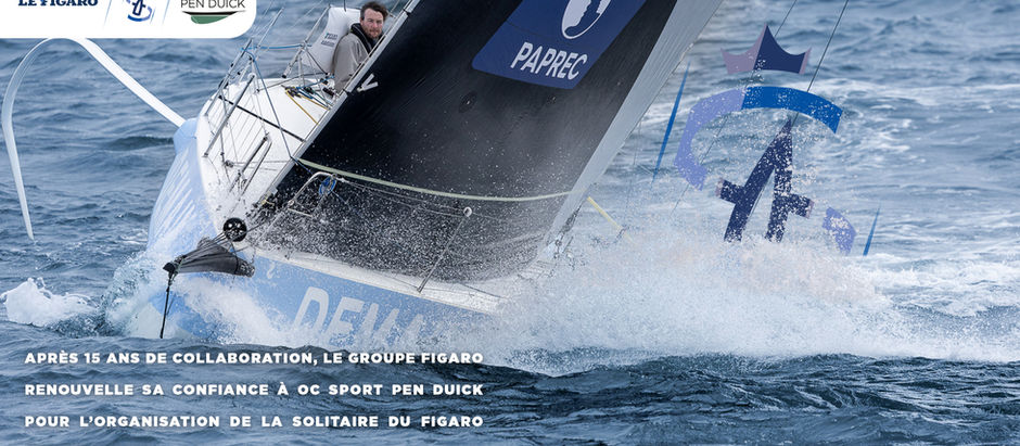 Le Groupe Figaro renouvelle sa confiance à OC Sport Pen Duick jusqu'en 2036 !