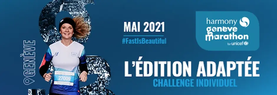 LE HARMONY GENÈVE MARATHON FOR UNICEF AURA LIEU DU 1ER AU 30 MAI 2021