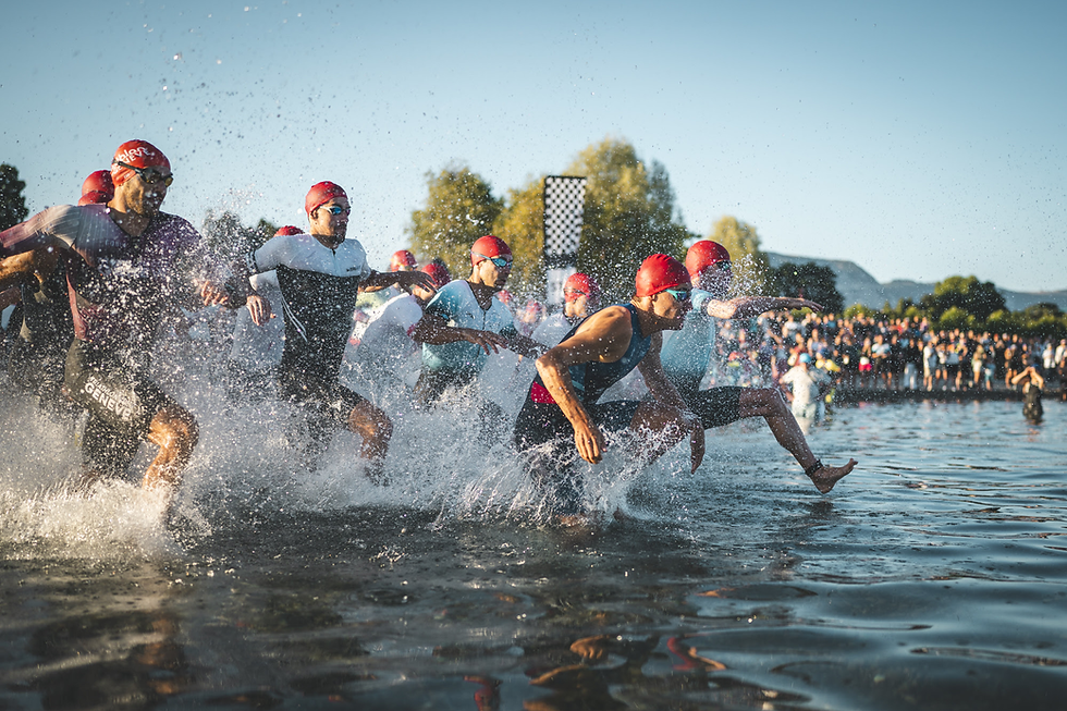 @Benjamin Becker - Départ natation du Genève Triathlon 2026